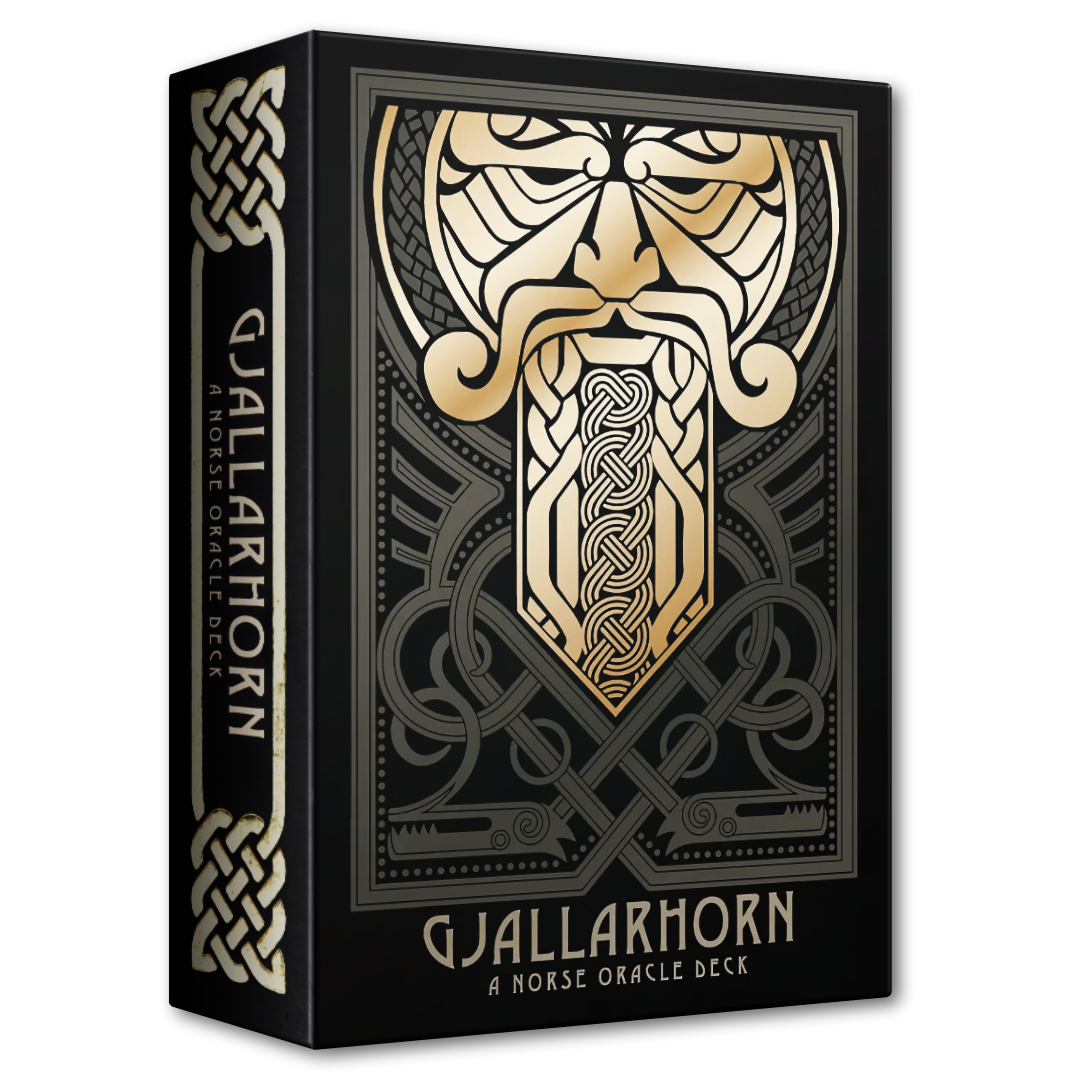 吉拉霍恩北歐占卜卡｜Gjallarhorn: A Norse Oracle Deck｜62張,符文,神祇,神祕,力量,符號與智慧,贈中文翻譯
