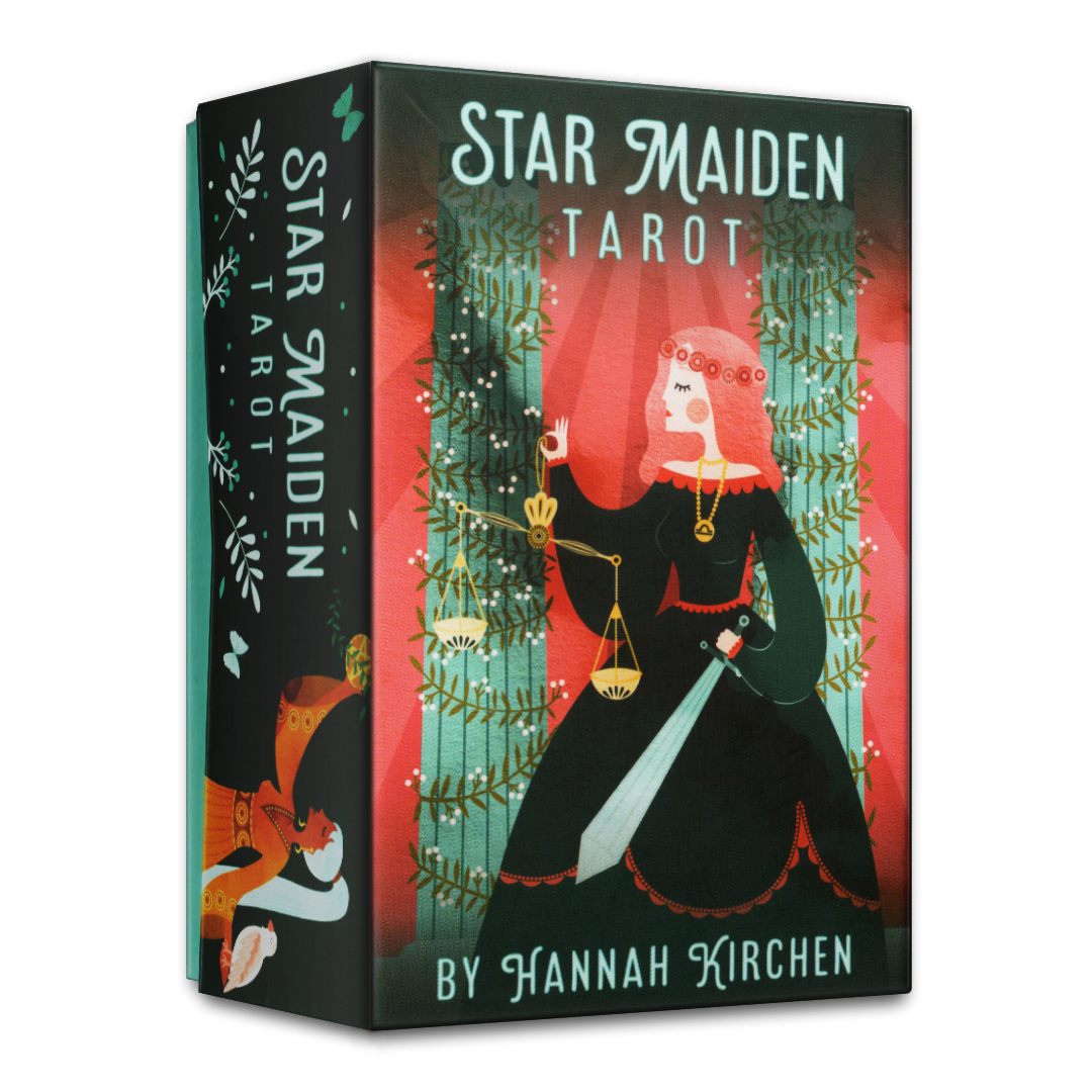 星之少女塔羅｜Star Maiden Tarot｜78張,地球、太陽、月亮和星星的元素,贈中文翻譯