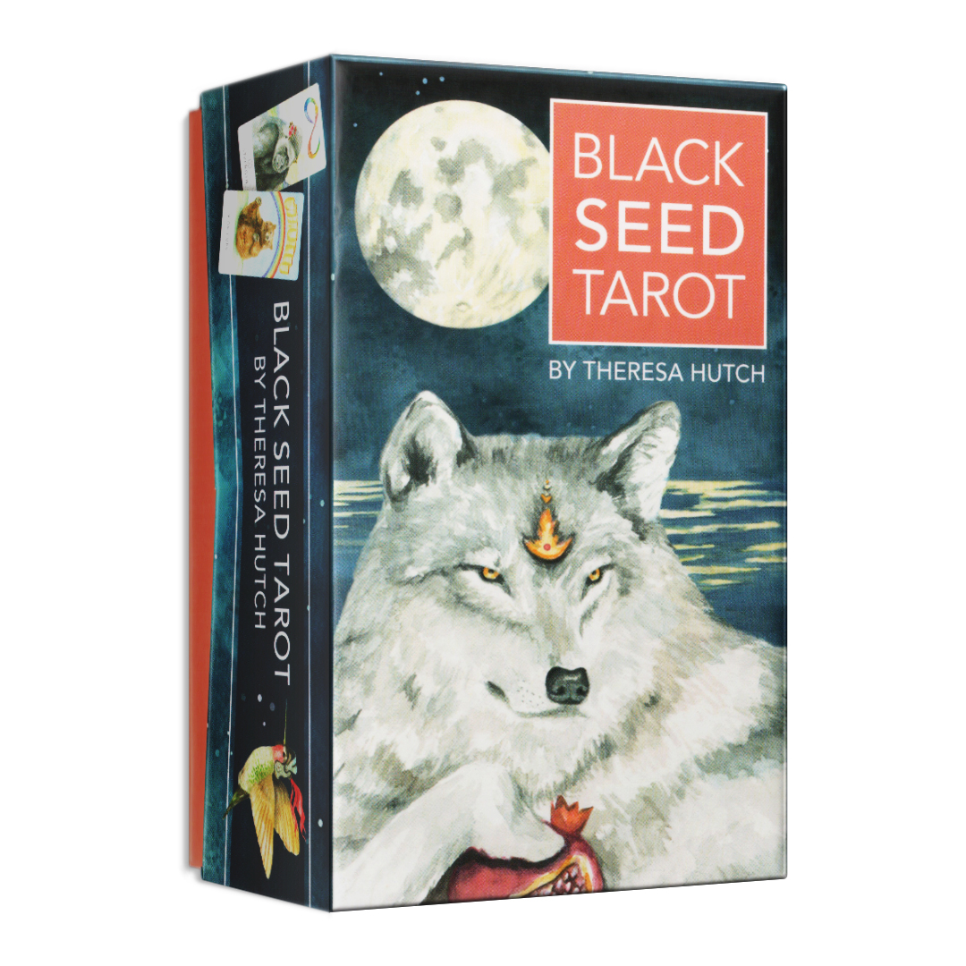 黑籽塔羅｜Black Seed Tarot｜78張,水彩風繪,愛和慈悲的傳播建立心靈連結,贈中文翻譯