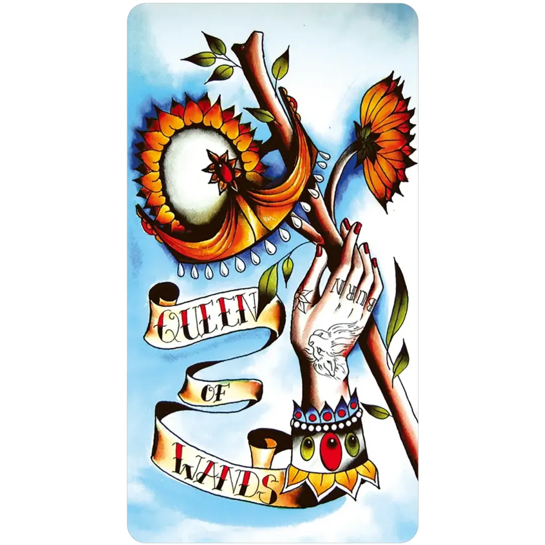 Eight Coins' Tattoo Tarot Borderless Miniature Edition-4