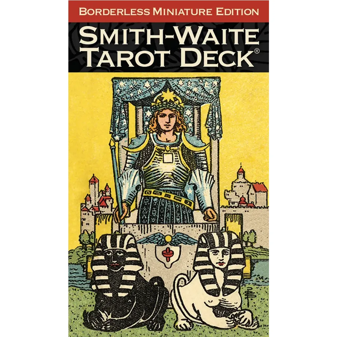 Smith-Waite® Tarot Deck Borderless Miniature Edition-0