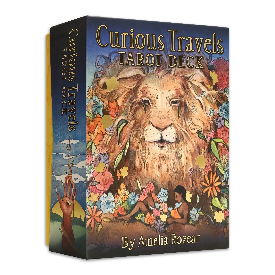 奇趣旅程塔羅｜Curious Travels Tarot｜79張,驚奇、愛情、失望和新開始的寶貴故事,贈中文翻譯