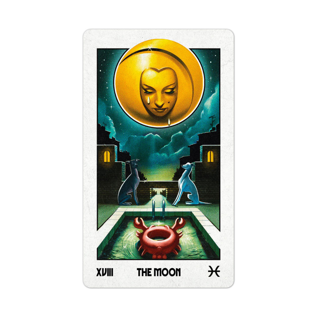 超新星塔羅牌|Supernova-Tarot|78張,奇特人物,流行文化,銳利幾何和鮮豔色彩,贈中文翻譯