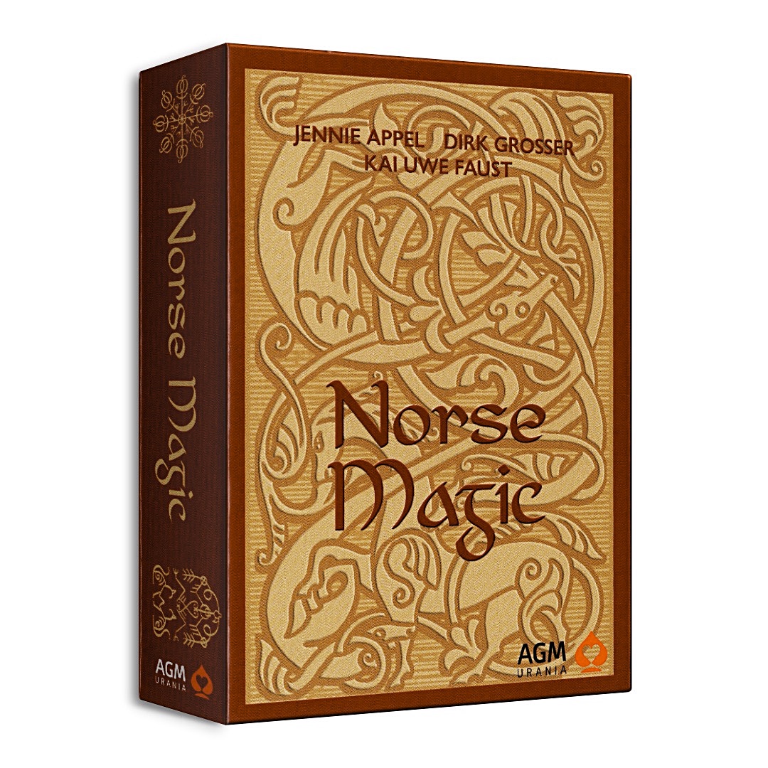 北歐魔法卡｜Norse Magic Cards｜49張,諸神,愛與戰爭,魔法和戰鬥的刺激冒險喚醒感官並增強基本信任,贈中文翻譯