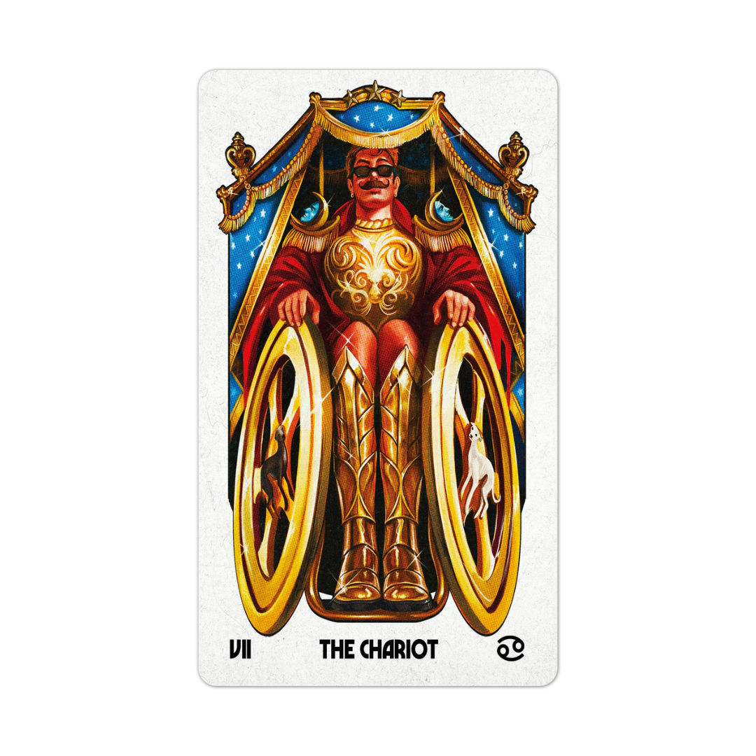 超新星塔羅牌|Supernova-Tarot|78張,奇特人物,流行文化,銳利幾何和鮮豔色彩,贈中文翻譯