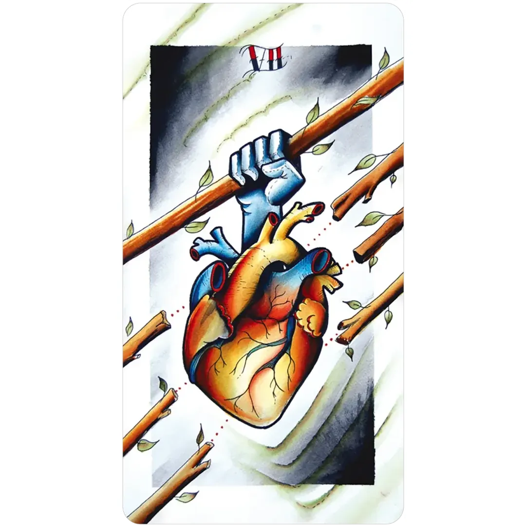 Eight Coins' Tattoo Tarot Borderless Miniature Edition-3