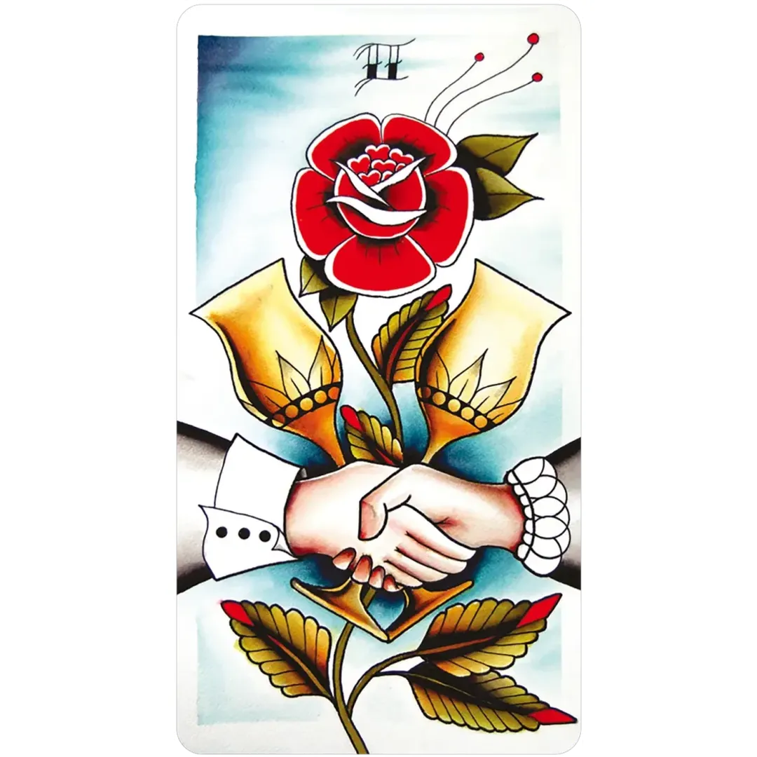 Eight Coins' Tattoo Tarot Borderless Miniature Edition-5