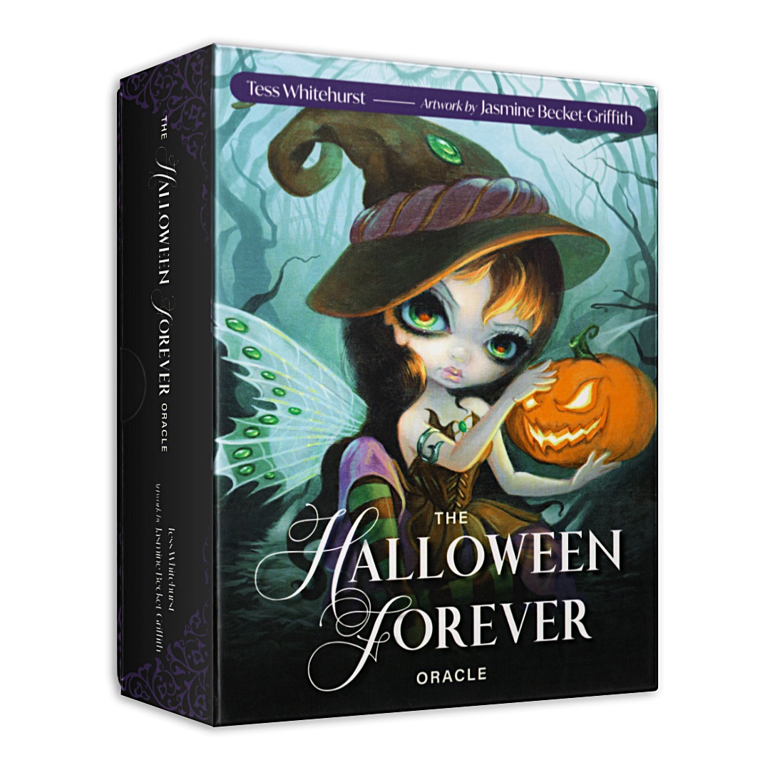 萬聖節恆諭卡｜The Halloween Forever Oracle｜46張,結合薩溫節和墨西哥亡靈節引導和答案,贈中文翻譯
