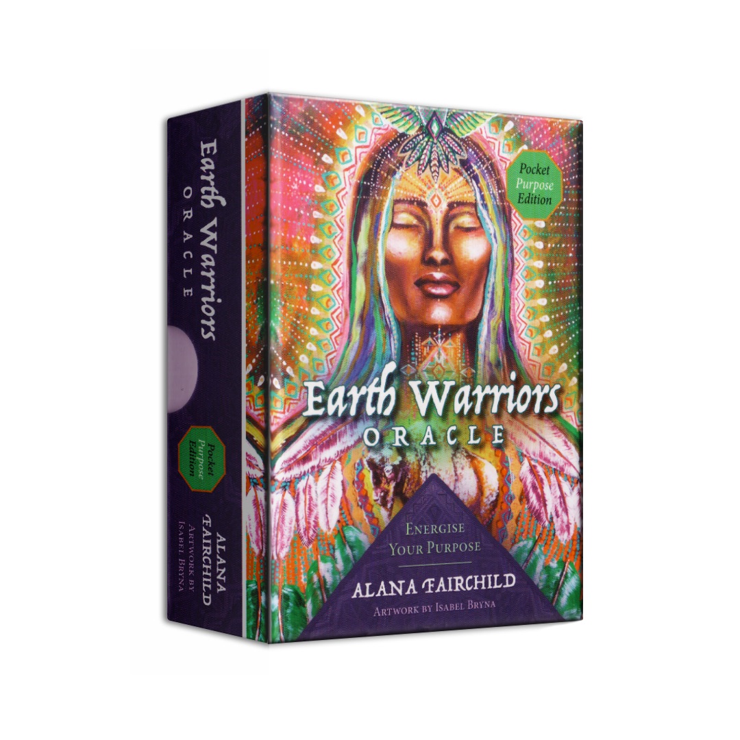 大地勇士神諭卡箴言口袋版｜Earth Warriors Oracle Pocket Purpose Edition｜44張,賦予靈魂勇氣和樂觀,贈中文翻譯