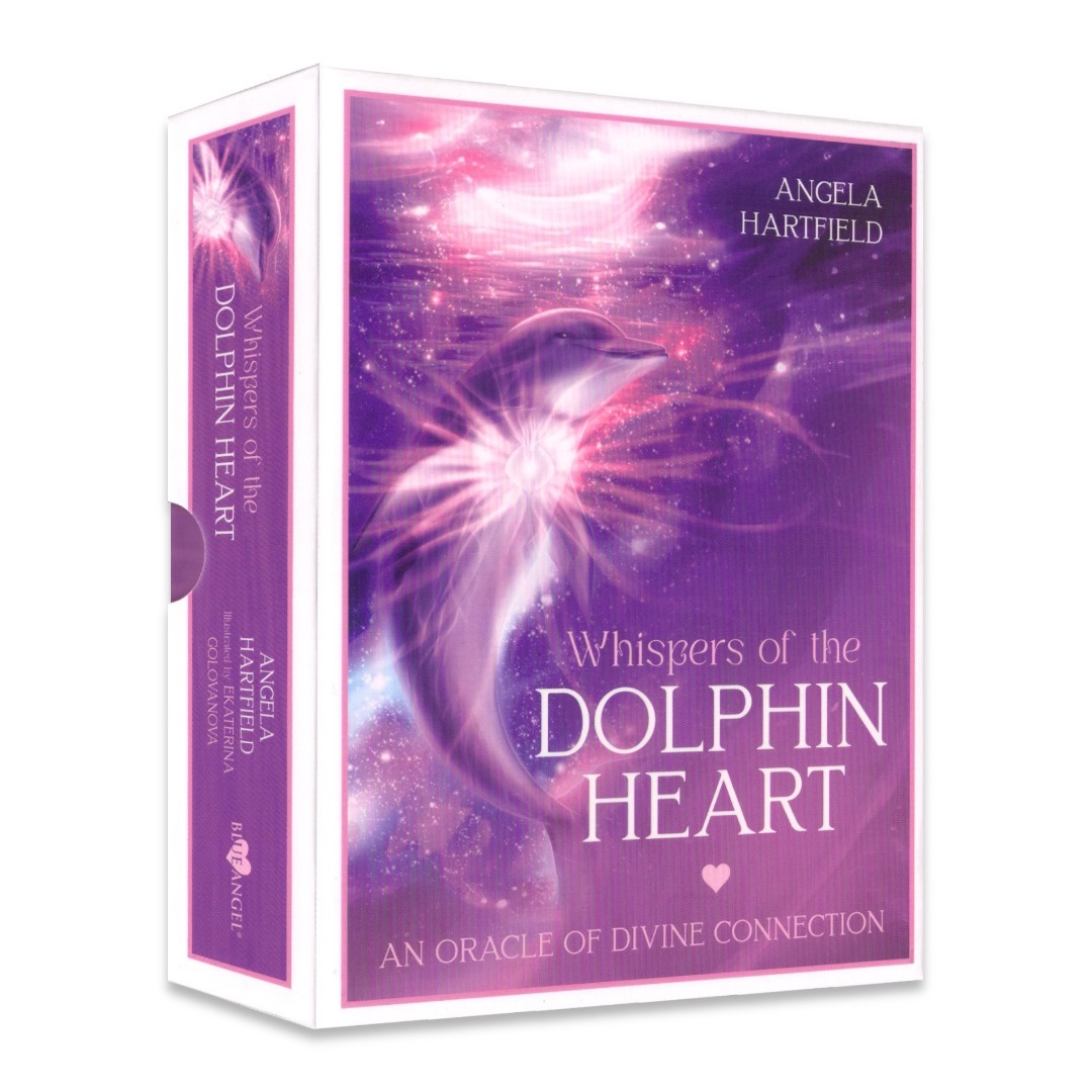 海豚心之絮語卡｜Whispers of the Dolphin Heart｜44 張,讓俏皮的存在提升覺知，並將靈魂與神聖對齊,贈中文翻譯