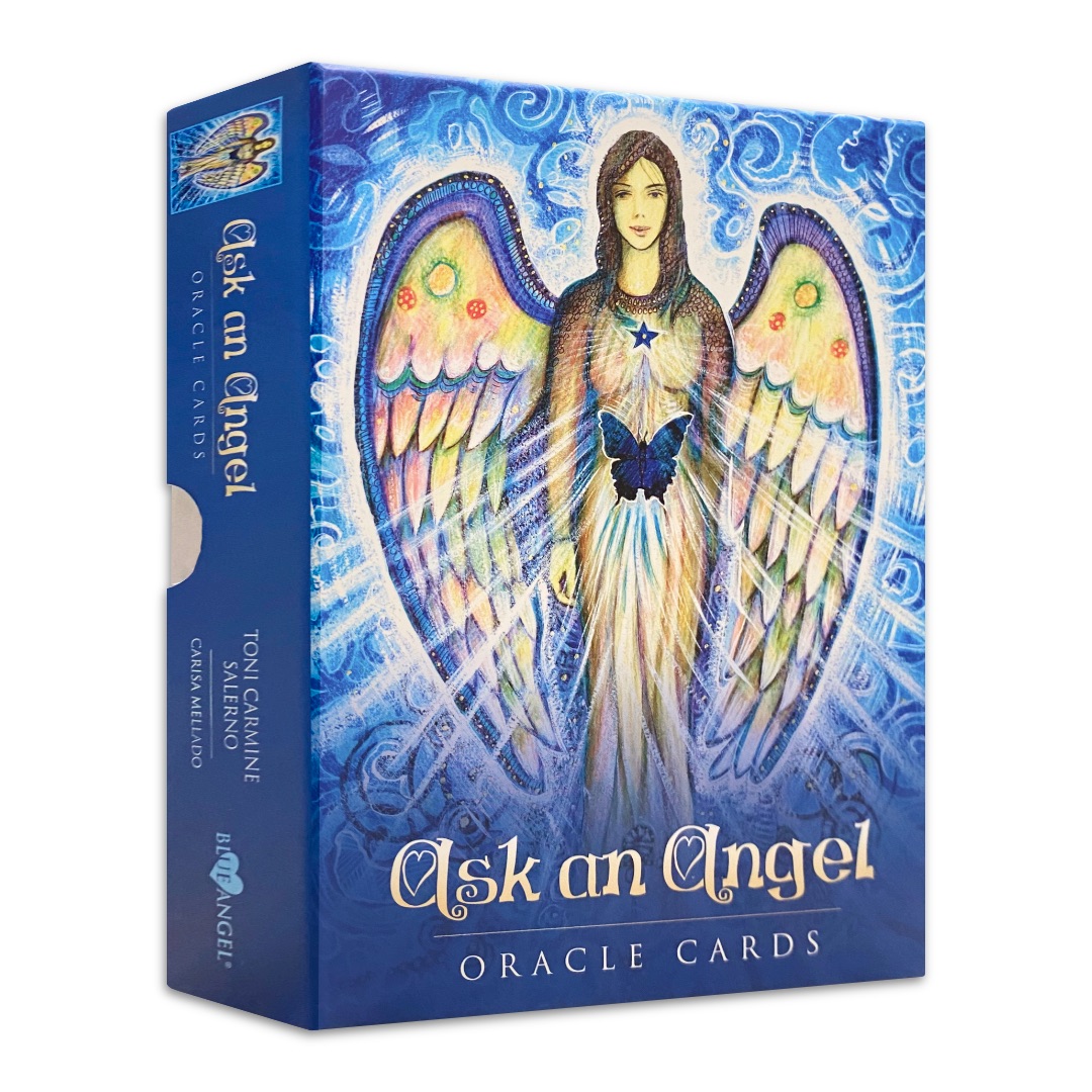 祈問天使神諭卡｜Ask an Angel Oracle Cards｜42張,與眾多安全友好的指導者相遇和交流獲得更高層次的洞察,贈中文翻譯