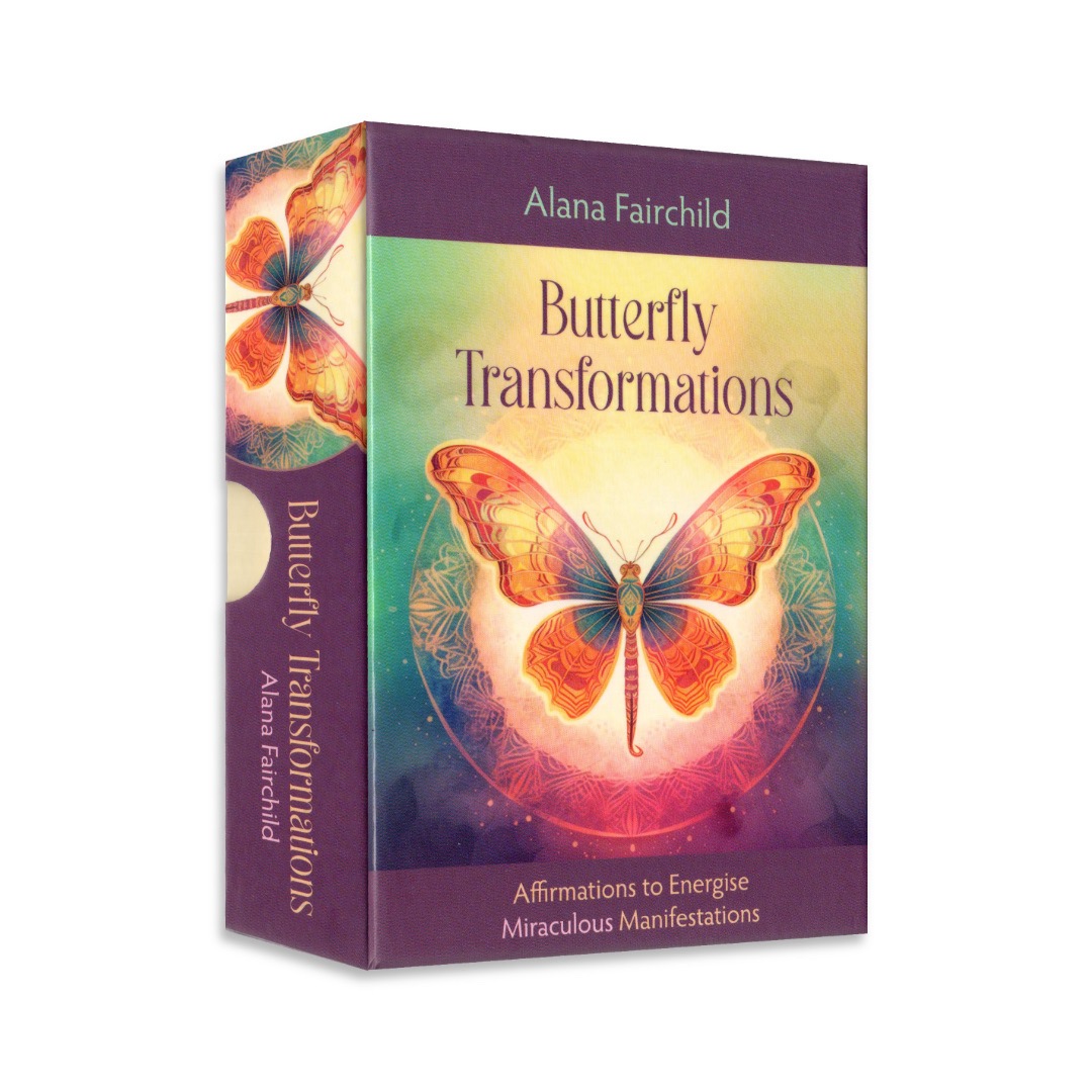 蝴蝶蛻變轉化卡再版｜Butterfly Transformations 2nd Edition｜44張,自然而神奇增添勇氣和信心,贈中文翻譯