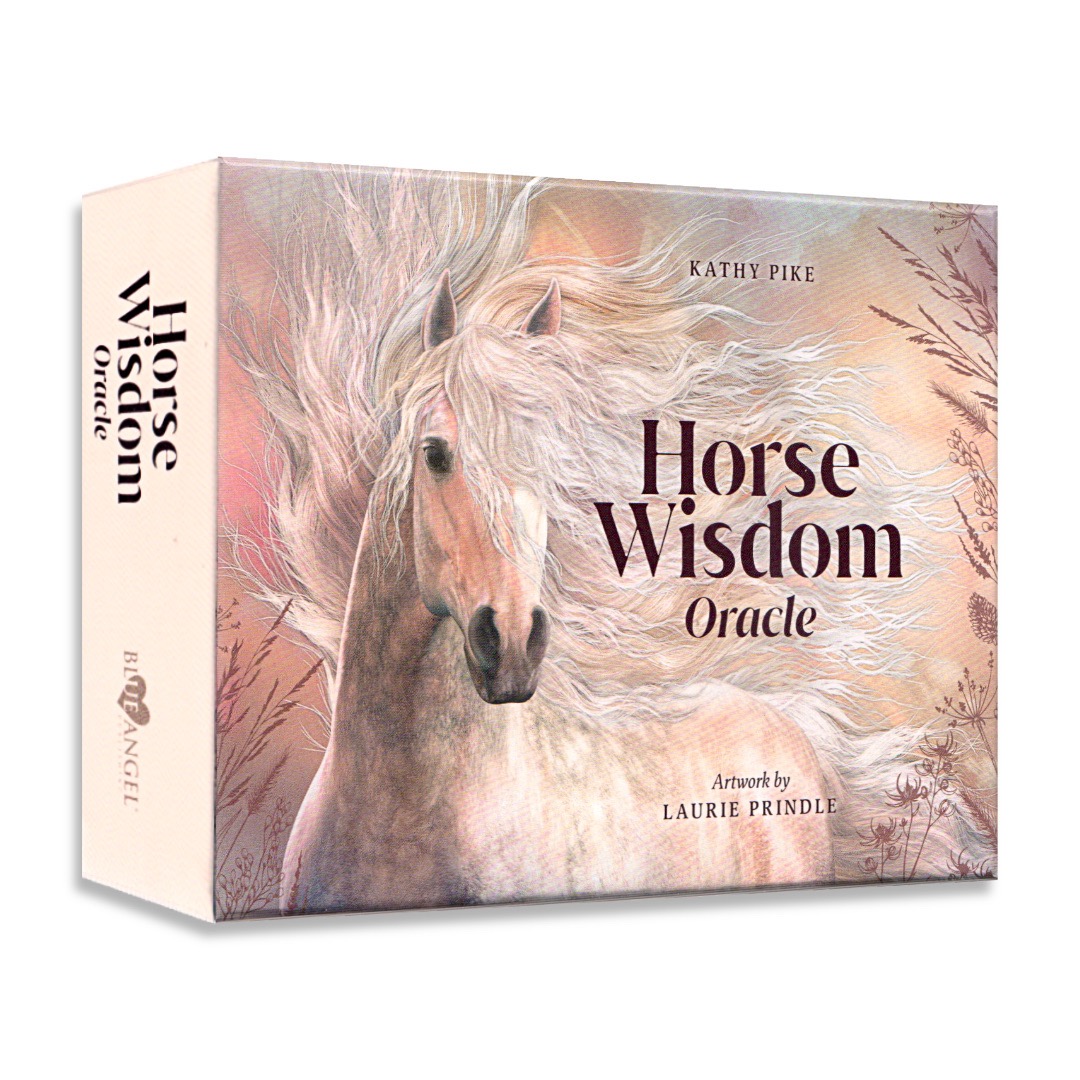 駿馬智慧神諭卡｜Horse-Wisdom-Oracle｜44張,沈穩、安靜的智慧擺脫束縛徜徉奔向自由與壯麗,贈中文翻譯