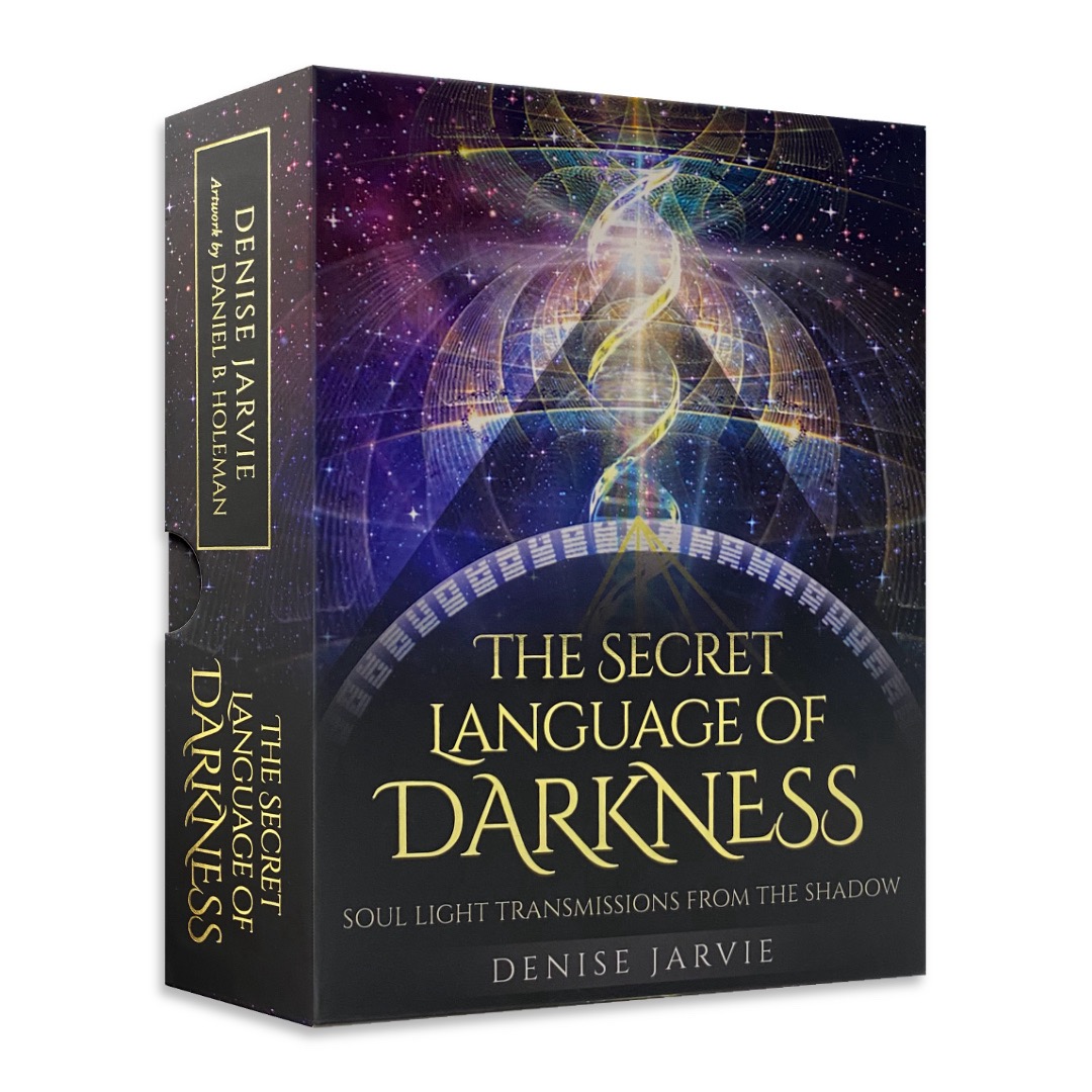 黑暗秘語占卜卡｜The Secret Language of Darkness｜45張,陰影是內在所有感覺和經歷的儲藏庫渴望被接納,贈中文翻譯