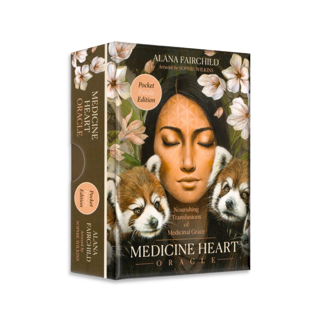 藥心神諭：神聖女性的薩滿智慧-口袋版｜Medicine Heart Oracle Pocket Panda Edition｜,贈中文翻譯