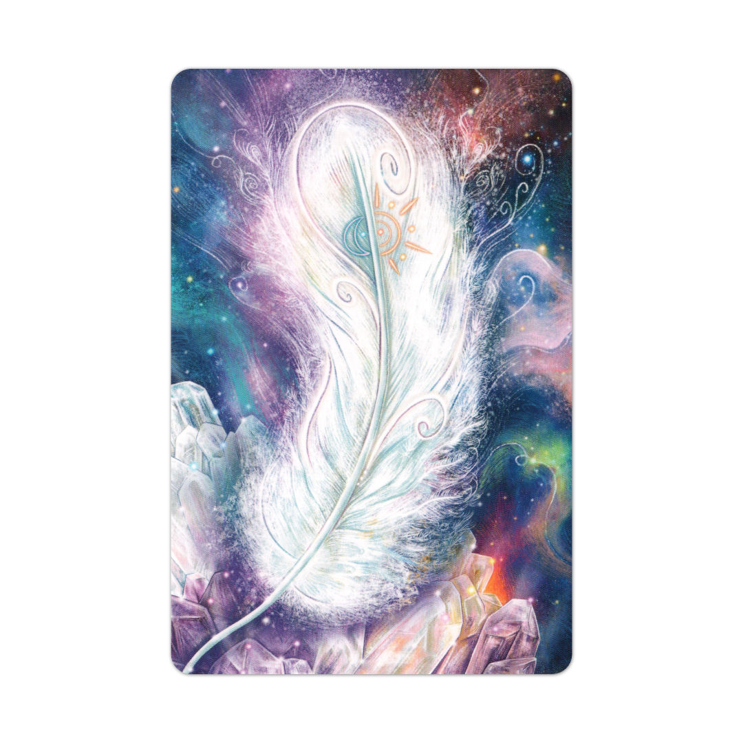 薩滿水晶神諭|Shamanic Crystals Oracle|45張,體驗宇宙無條件的愛重回和諧靈感之路,贈中文翻譯