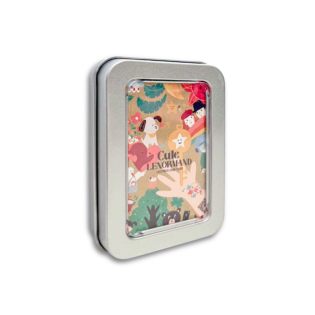 可愛雷諾曼卡錫鐵盒｜Cute Lenormand｜36張