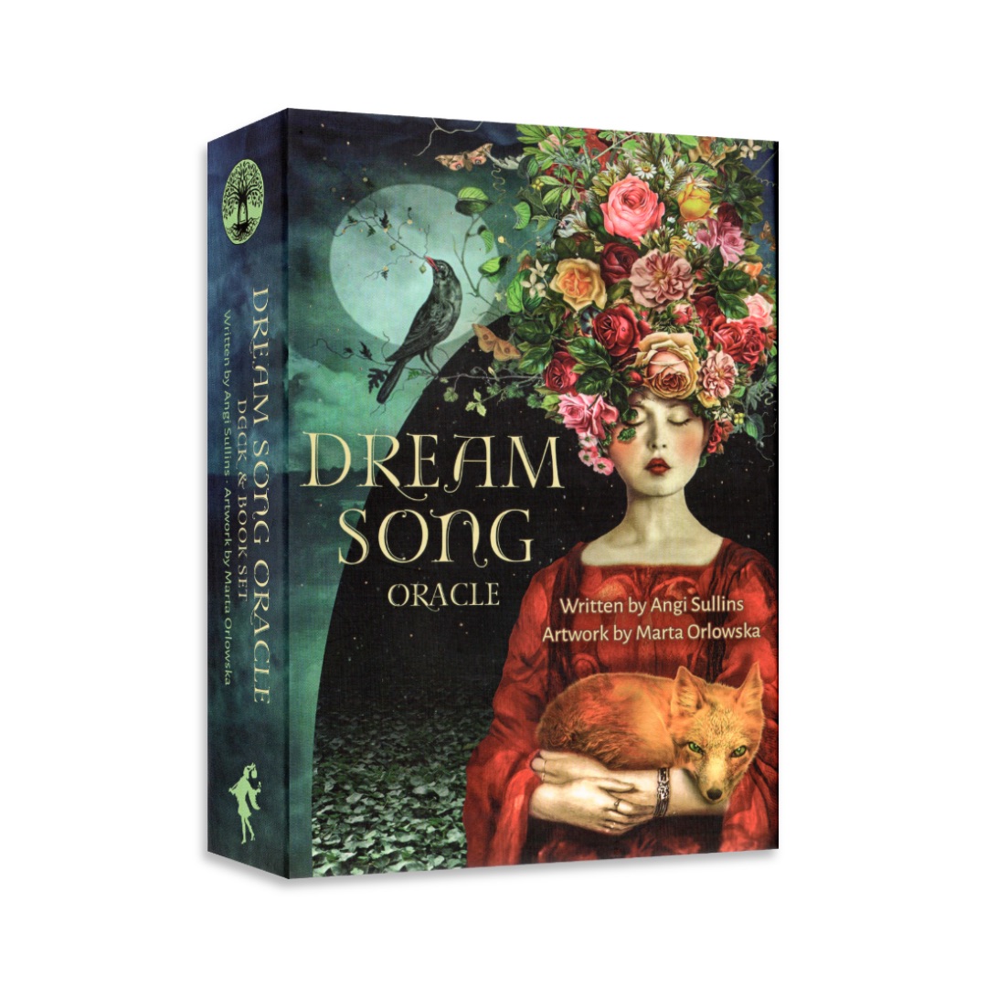 夢境歌謠占卜｜Dream Song Oracle｜45張,在生命的畫布上航行，尋找自己在地球上的聖地,贈中文翻譯