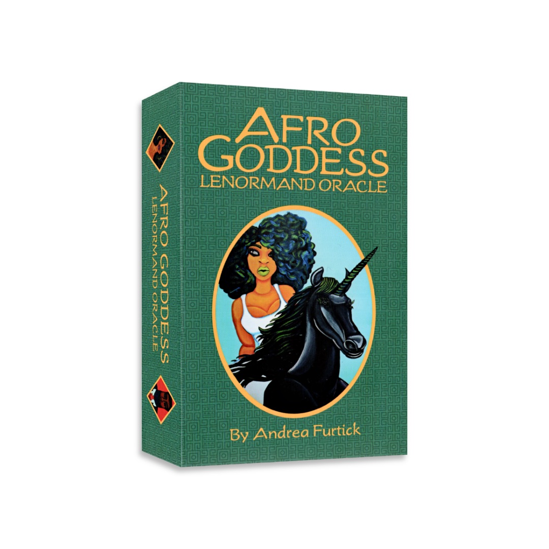 非洲女神雷諾曼占卜牌｜Afro Goddess Lenormand Oracle｜37張,靈性重生和個人煉金術指引,贈中文翻譯