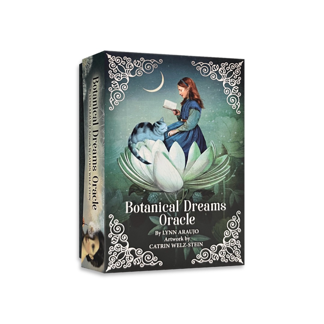 植物之夢神諭卡｜Botanical Dreams Oracle｜56張,豐富多彩的景觀拼貼,穿越轉化啟蒙道路,贈中文翻譯