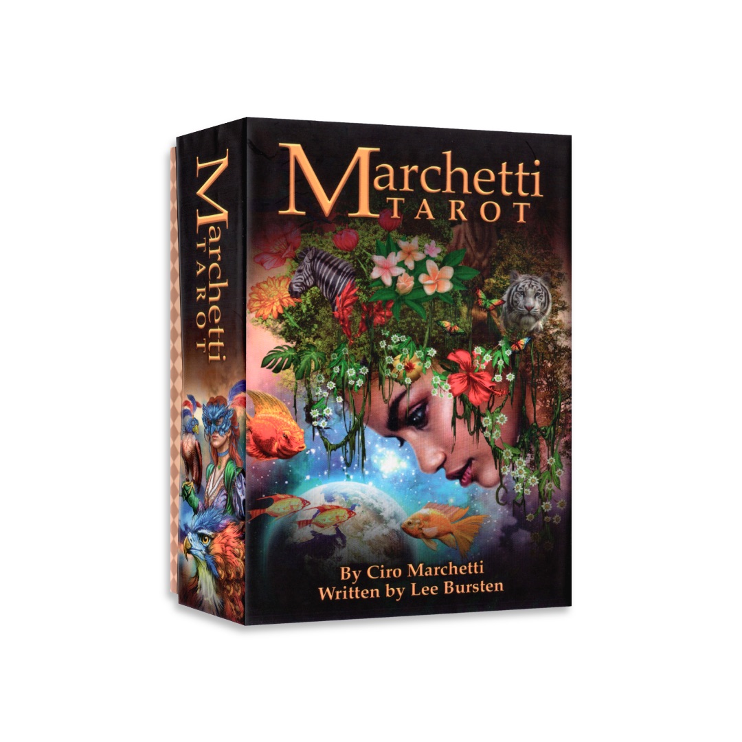 馬切蒂塔羅牌｜Marchetti Tarot｜78張,豐富神話、歷史和藝術，深度心理學與臉部表情呈現,贈中文翻譯