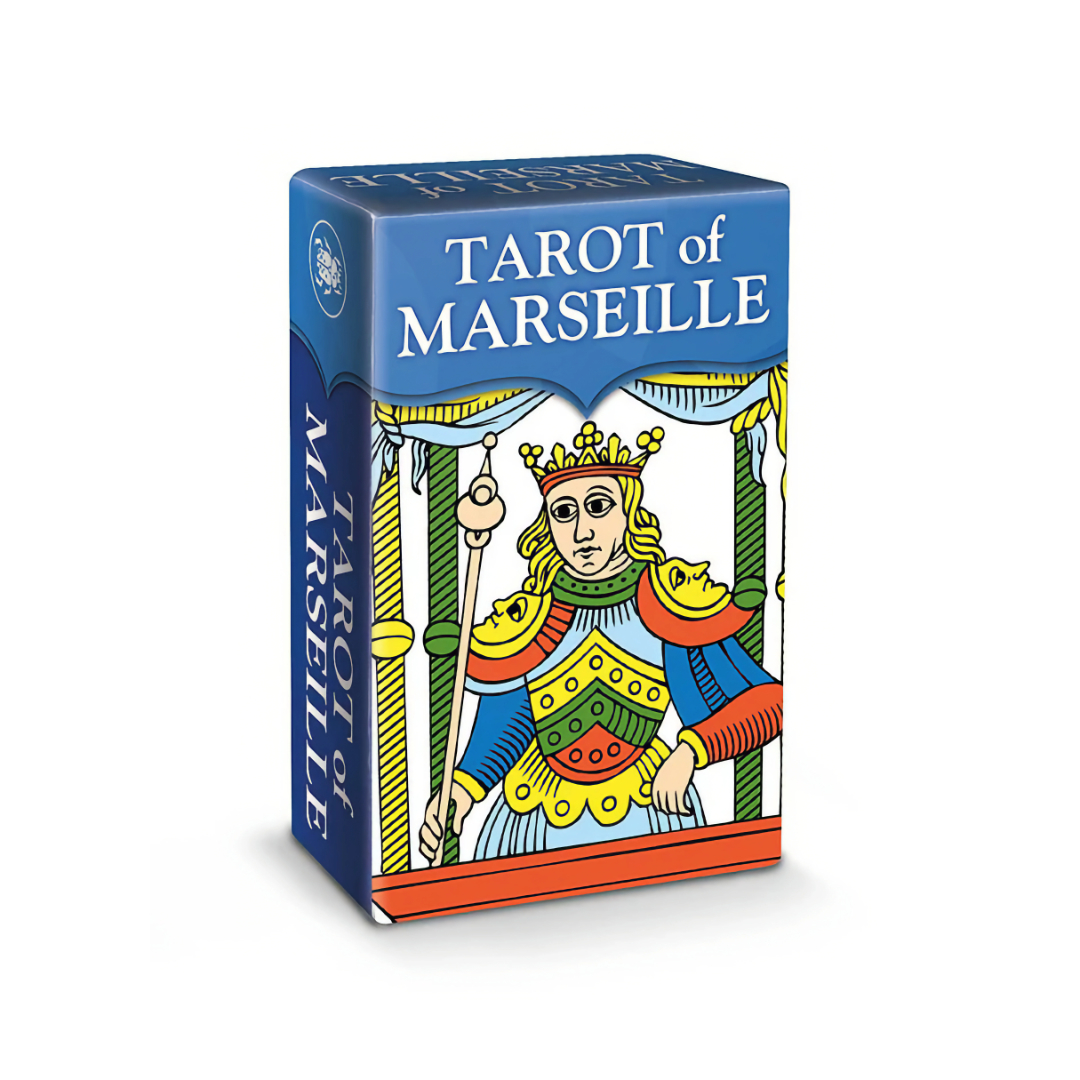 迷你版新馬賽塔羅｜Mini Tarot Marseille New Edition｜78張,撲克牌結合靈數學,贈中文翻譯