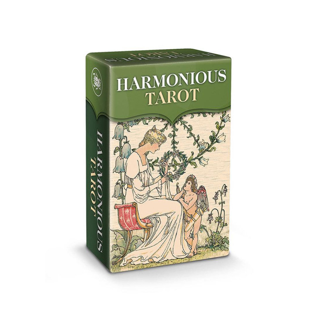 迷你版和諧塔羅|Mini Tarot Harmonious New Edition|78張,精緻中保有純粹意象,贈中文翻譯