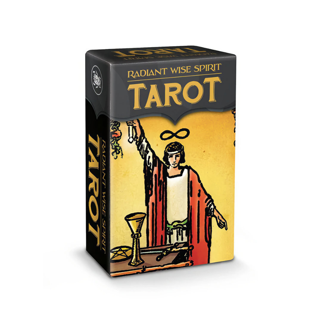 迷你版偉特增彩智慧靈性塔羅｜Mini Tarot Radiant Wise Spirit｜78張,觸動靈魂美麗藝術既神秘又屬愛的源頭,贈中文翻譯