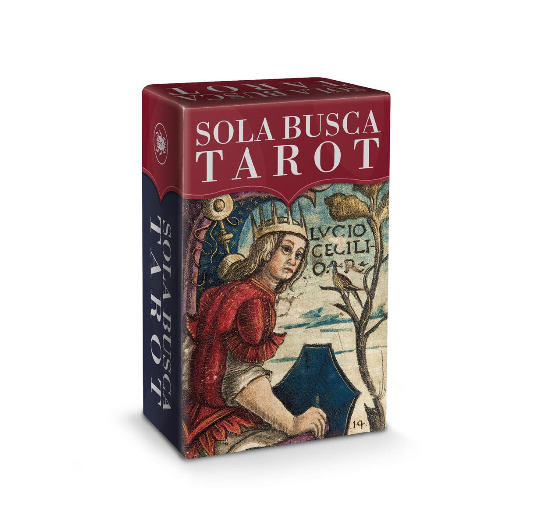迷你版索拉布斯卡塔羅牌｜Sola Busca Tarot MINI｜78張,贈中文翻譯