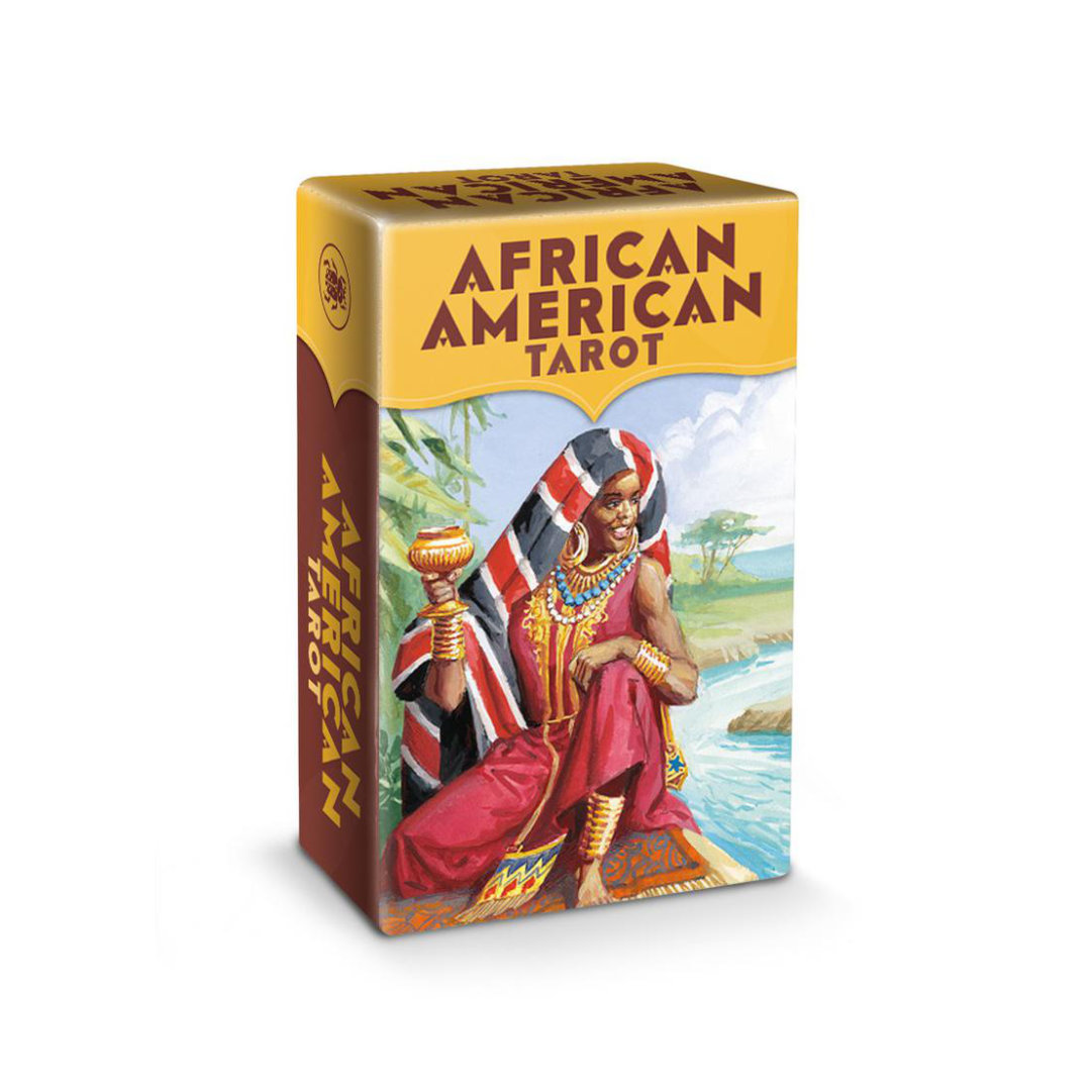 迷你版非洲裔美國塔羅牌｜African American Tarot Mini｜78張,進入原始自然的原野,贈中文翻譯