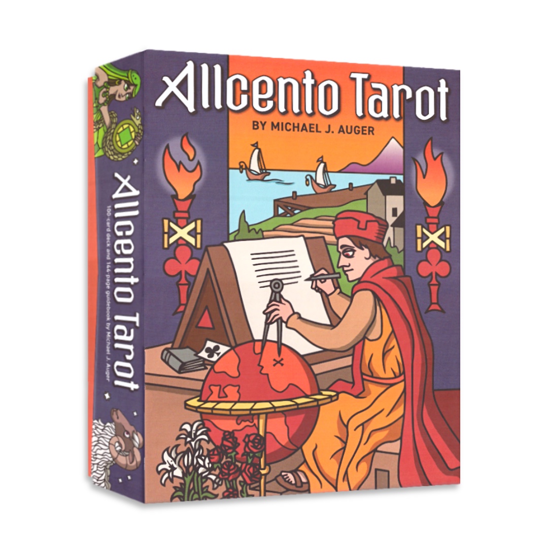 奧森托塔羅｜Allcento Tarot｜100張,包含星座牌,七種美德及龍和聖杯等不常見勝利牌,贈中文翻譯