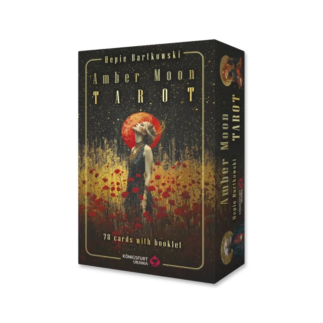 琥珀月暈塔羅牌｜Amber Moon Tarot｜78張,贈中文翻譯
