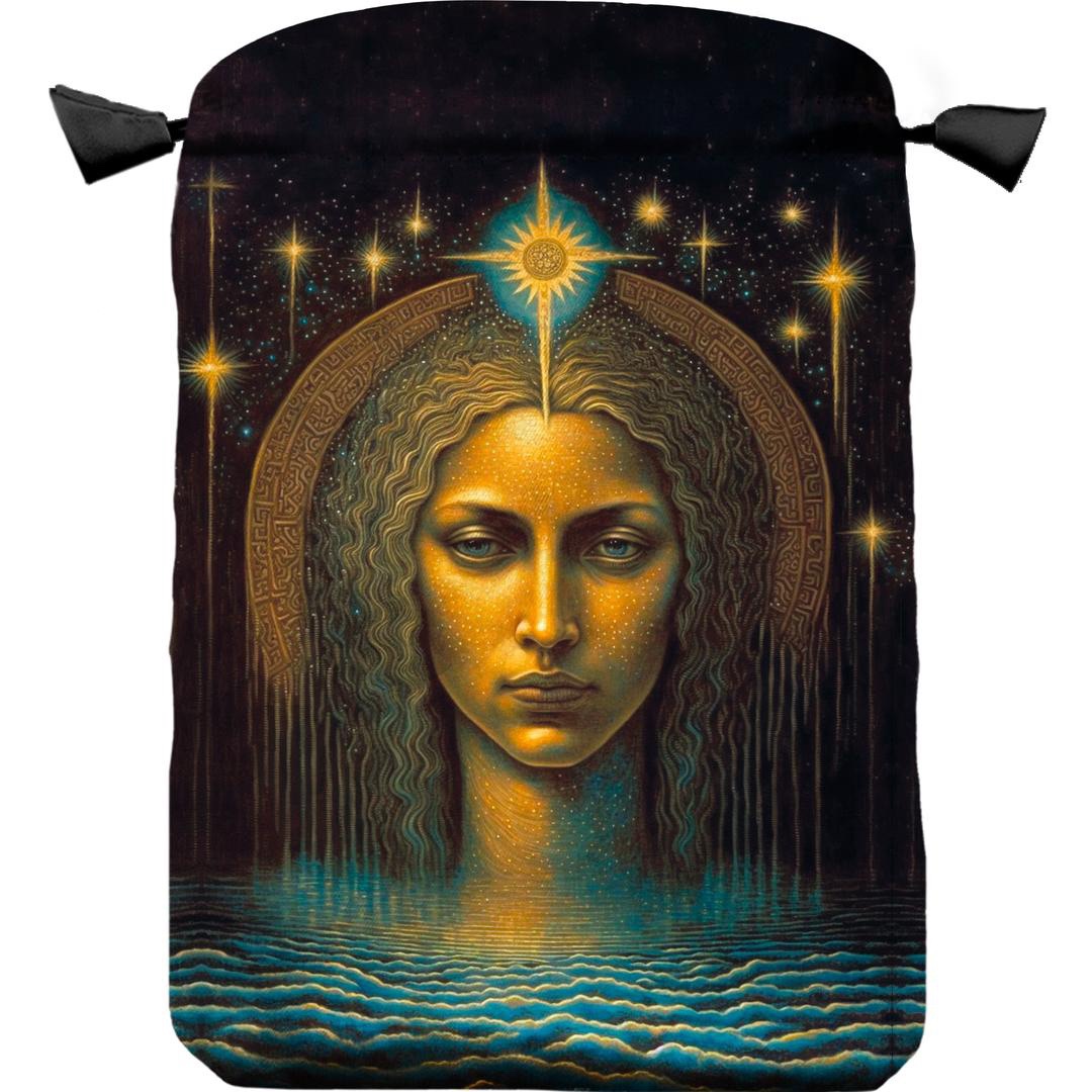時間的耳語塔羅收納袋｜Whispers of Time - Tarot Pouch｜義大利聖甲蟲塔羅保護袋系列