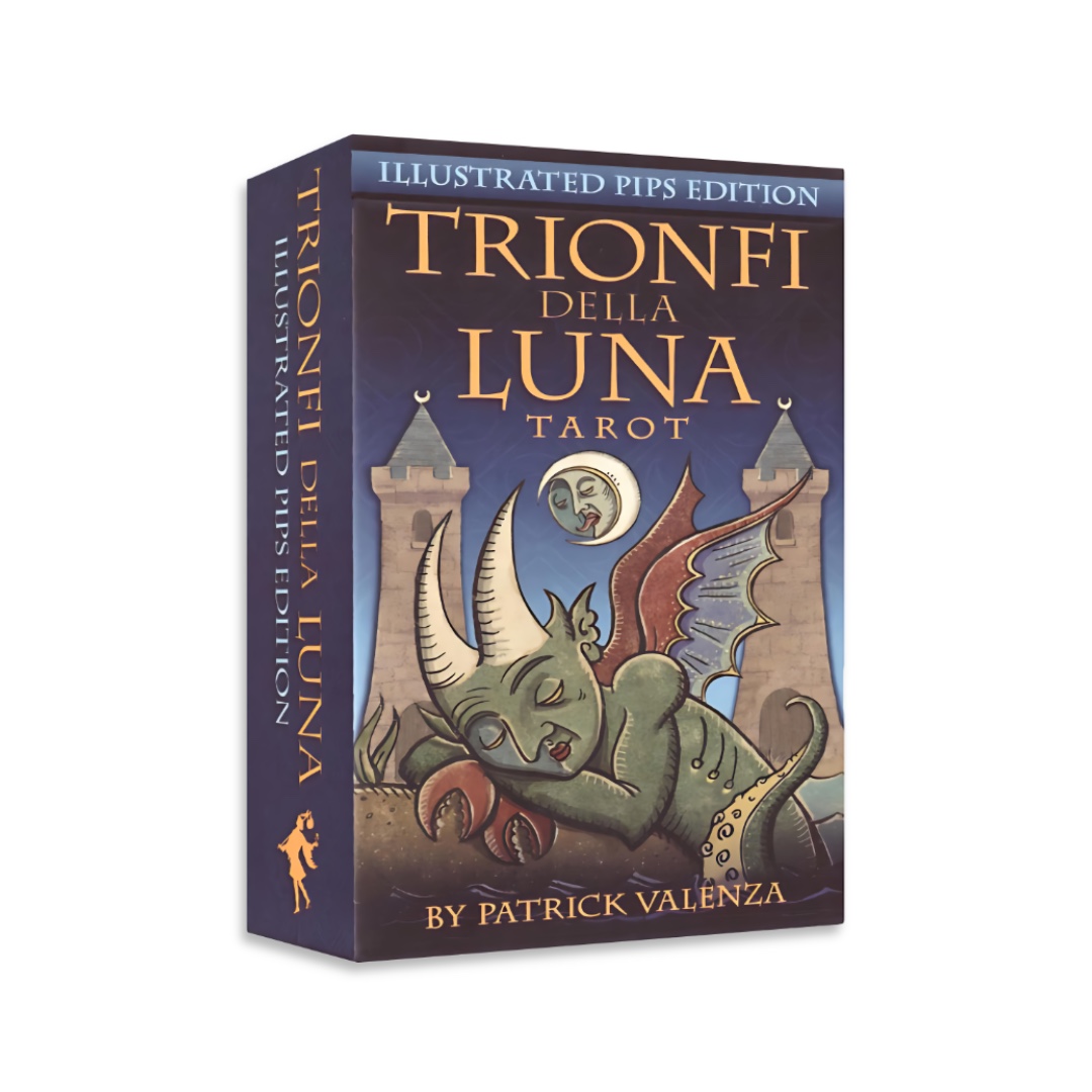 魔月凱旋塔羅｜Trionfi Della Luna Tarot｜78張,神祕、潛意識、陰性能量的勝利或覺醒,贈中文翻譯