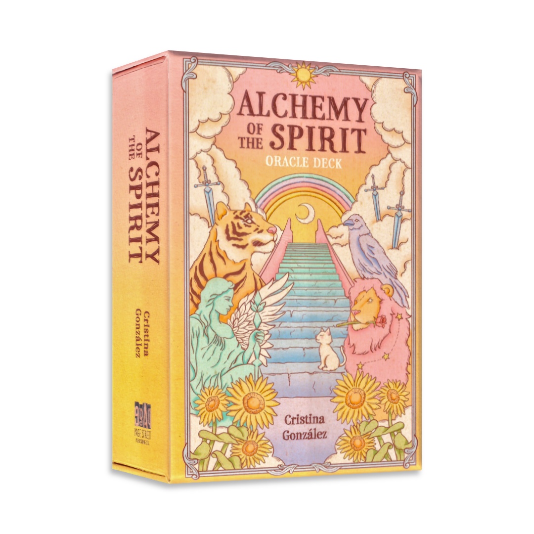 靈魂的鍊金術：引導你探索自我的神諭卡組｜Alchemy of the Spirit: An Oracle Deck to Guide Your Journey Into the Self｜,贈中文翻譯
