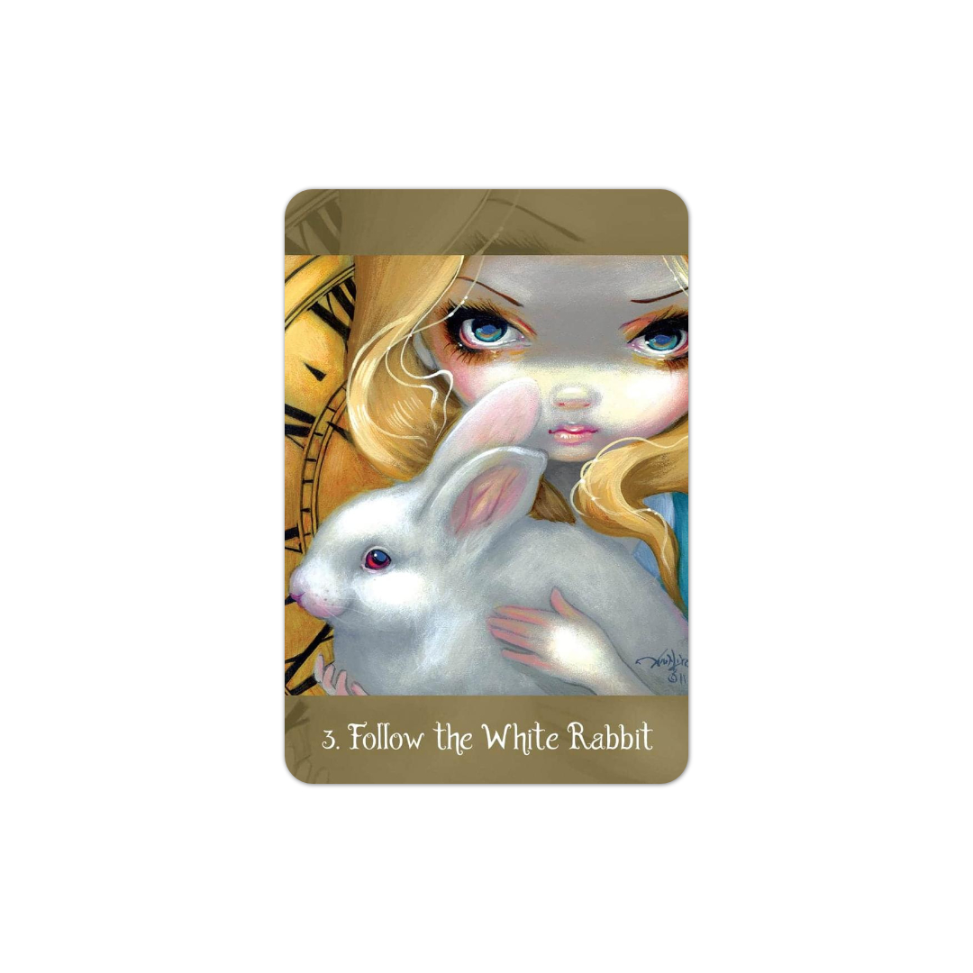 愛麗絲夢遊仙境神諭卡口袋版|Alice: The Wonderland Oracle (Pocket Edition)|,贈中文翻譯