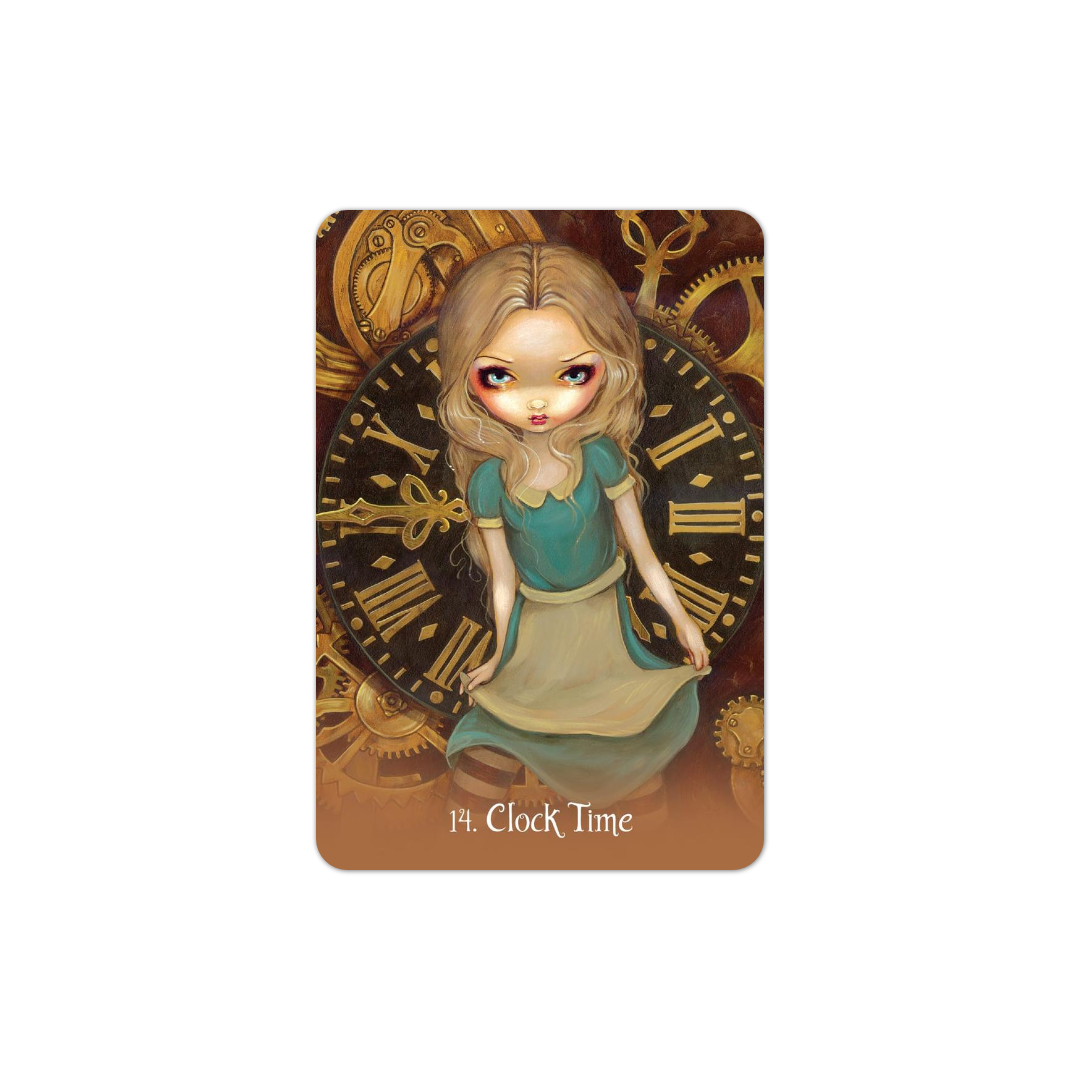 愛麗絲夢遊仙境神諭卡口袋版|Alice: The Wonderland Oracle (Pocket Edition)|,贈中文翻譯