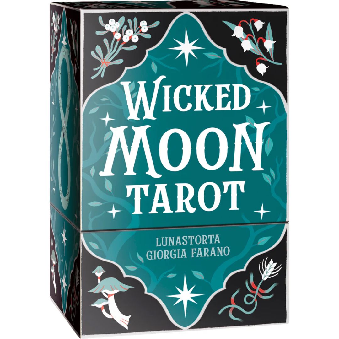 邪月塔羅牌｜Wicked Moon Tarot｜78張,由八節慶（Sabbats）貫穿的魔法旅程,贈中文翻譯