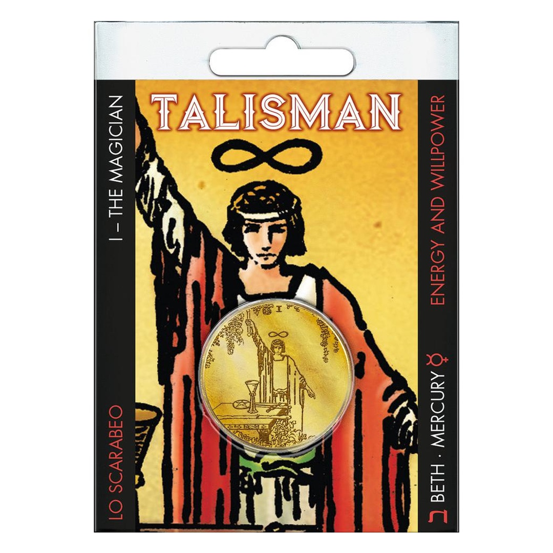 魔術師塔羅牌護身符幣｜Tarot Talisman - I. The Magician｜隨身占卜,典藏守護,財富意念