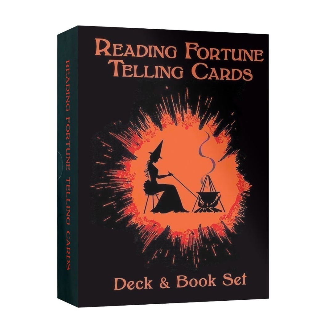 吉普賽女巫占卜解讀書卡盒裝版｜Reading Fortune Telling Cards Deck Book Set｜55張,,贈中文翻譯