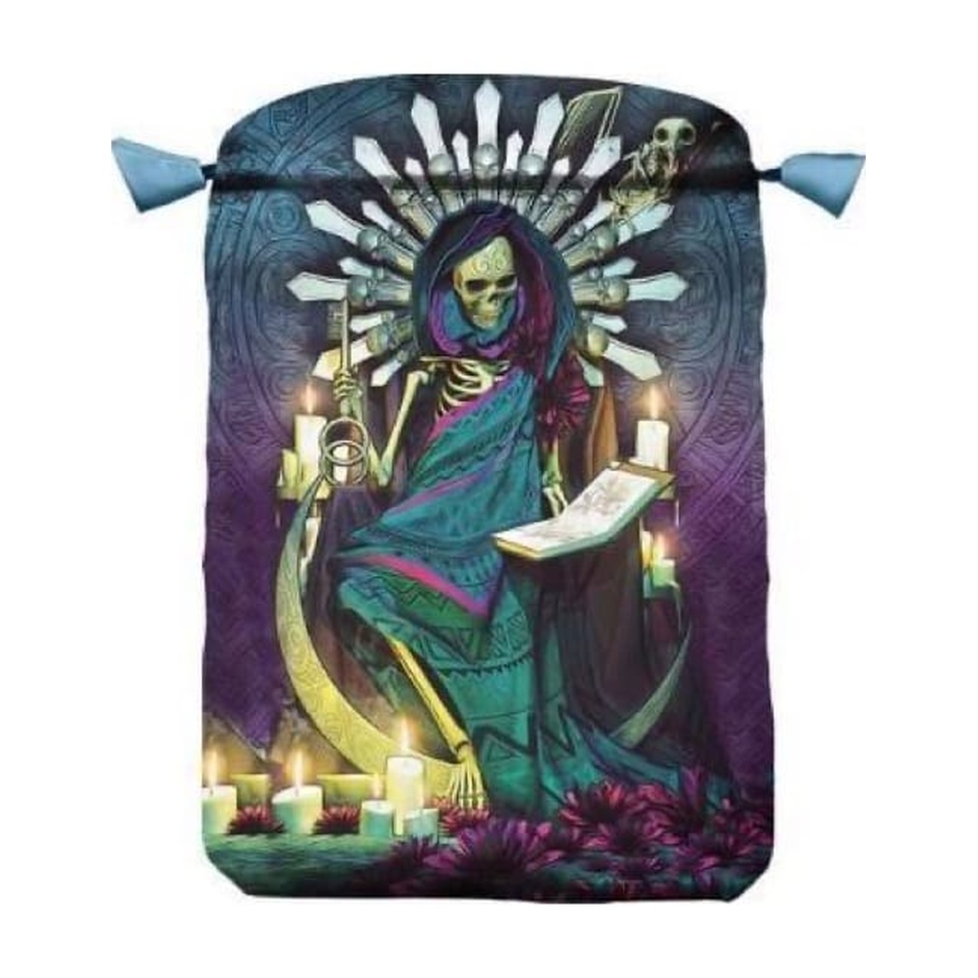 死亡聖神塔羅收納袋｜Santa Muerte Tarot Satin Bag｜義大利聖甲蟲塔羅保護袋系列