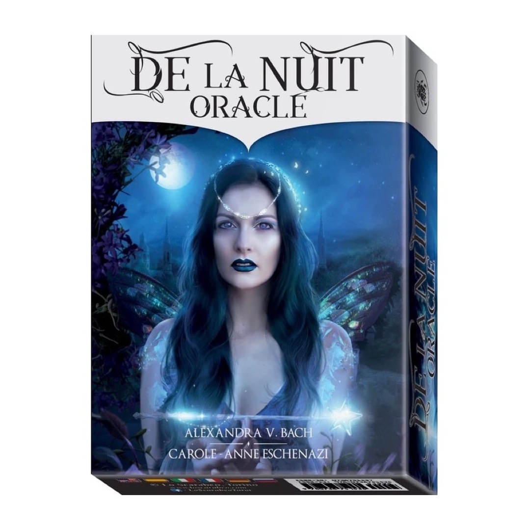 月夜奇幻神諭卡｜De La Nuit Oracle｜30張,暮色的漆黑低調地講童話故事,贈中文翻譯