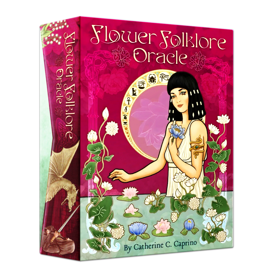 花卉智慧傳承卡｜Flower Folklore Oracle: Wisdom of the Flowers｜44張,贈中文翻譯