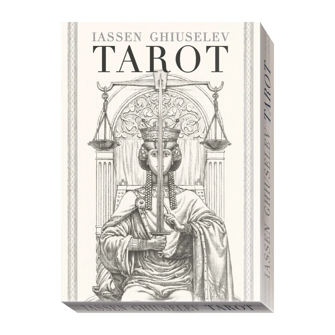耶森吉夫謝列主牌塔羅｜Iassen Ghiuselev Tarot Grand Trumps｜22張,保加利亞插畫家神聖幾何學融入藝術創作,贈中文翻譯