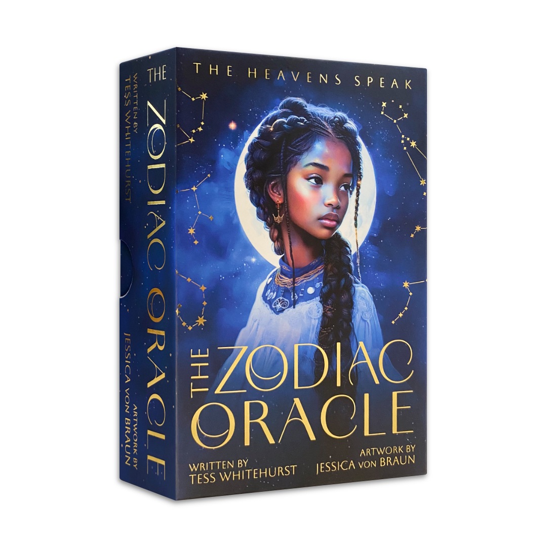 天穹絮語星座神諭卡｜Zodiac Oracle: The Heavens Speak｜54張,尋求指引以導航我們的內心與外部世界,贈中文翻譯