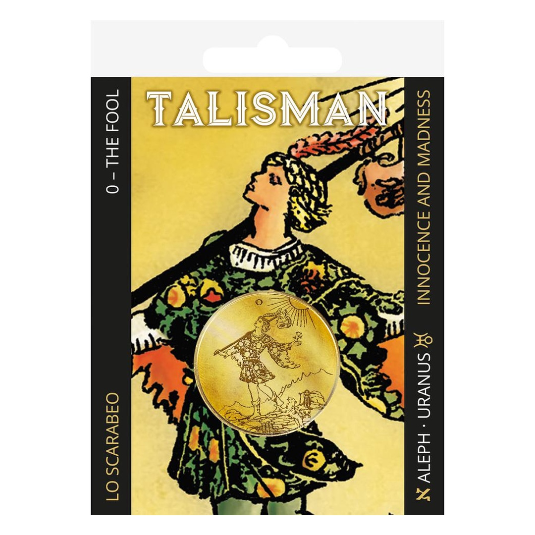 愚者塔羅牌護身符幣｜Tarot Talisman - 0. The Fool｜隨身占卜,典藏守護,財富意念