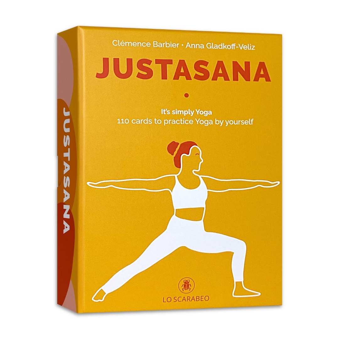 瑜伽體式牌｜Justasana Deck｜110張,讓練習變得更加輕鬆,插圖與解釋,贈中文翻譯