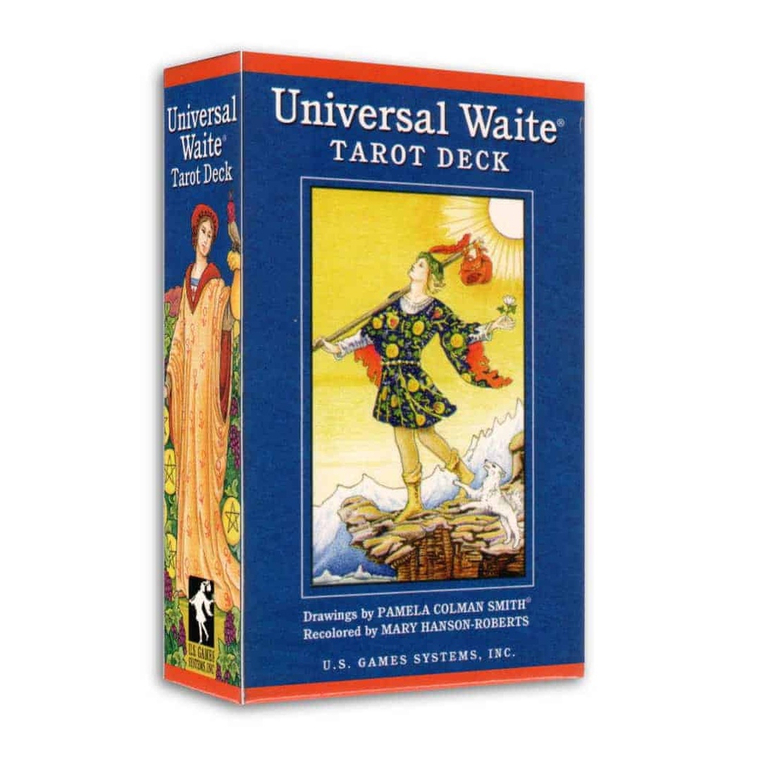 偉特塔羅普及版｜Universal Waite Tarot｜78張,通用偉特塔羅建議搭麂皮質感專業桌布,贈中文翻譯
