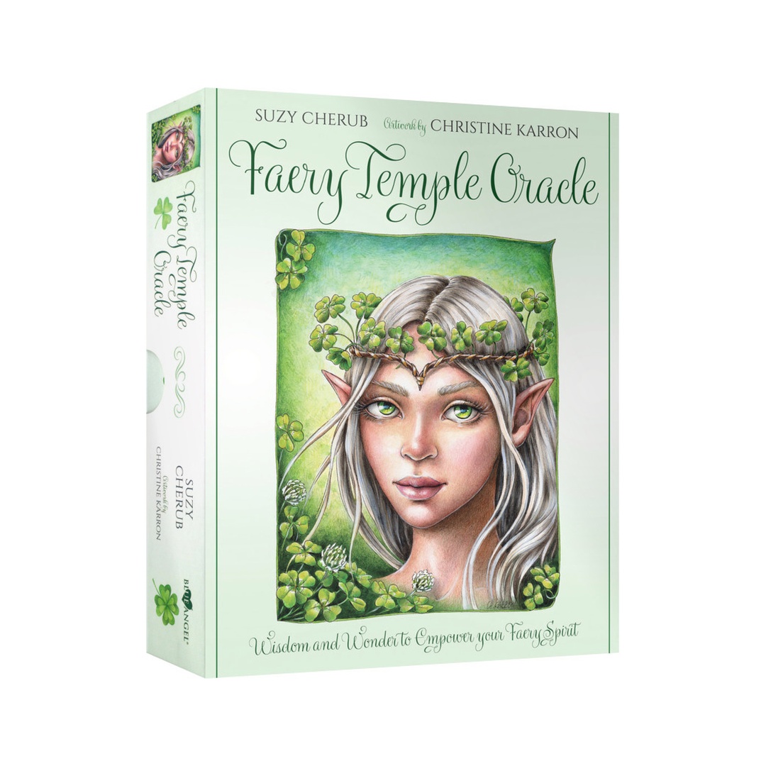 仙靈神殿指引卡｜Faery Temple Oracle｜44張,進入充滿無限可能性的神奇魔法領域,贈中文翻譯
