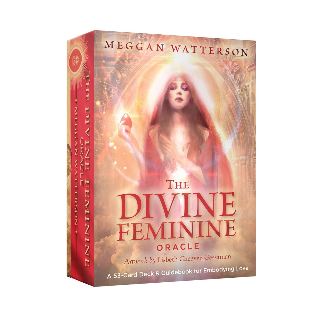 聖女神諭卡｜The Divine Feminine Oracle｜53張,聖徒、神秘主義者、古魯和女神,贈中文翻譯